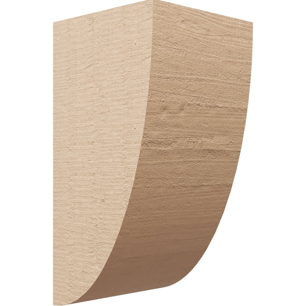 Ekena Millwork 9"W x 9"D x 18"H Wide Durham Rough Cedar Woodgrain TimberThane Corbel, Primed Tan CORUR09X09X18DURRCPR - main